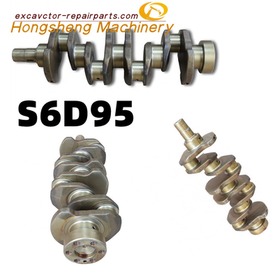 6207-31-1110 Suku Cadang Mesin Excavator S6D95 Engine Crankshaft