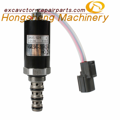 G24D12A Kobelco Excavator Solenoid Valve SK200-6E Pilot Solenoid Valve